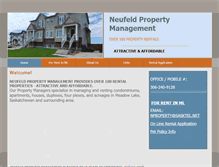 Tablet Screenshot of neufeldproperty.com
